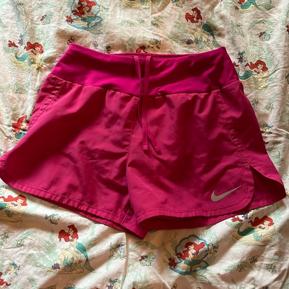 Nike hot pink running shorts - Picture 1 of 3